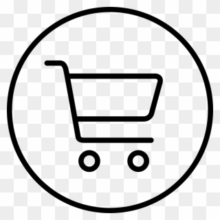 Cart Svg Png Icon - Line Art Clipart