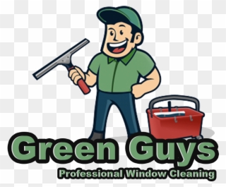 Green Guys Cleaning - Window Cleaner Clipart