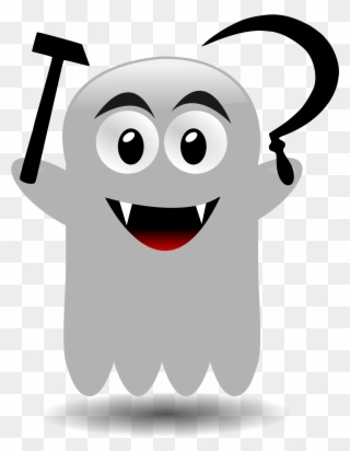Ghost Character Cartoon Drawing Spirit - Ghost Clip Art - Png Download