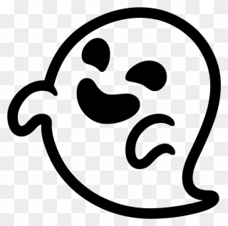 Emoji Clipart Ghost - Transparent Background Ghost Emoji - Png Download