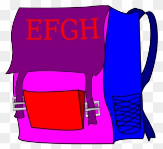 Backpack Free Cupid Traveling Free Bag - School Bag Clip Art - Png Download