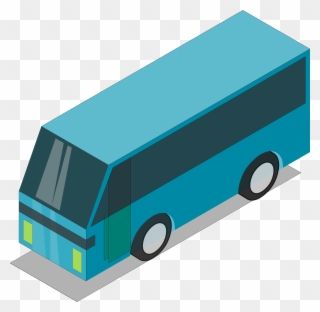 Public Transport Bus Service Computer Icons Blue Can - Isometrica De Buses Png Clipart
