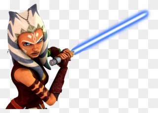Star Wars Lightsaber Clipart At Free For Personal Obral - Clone Wars Ahsoka Png Transparent Png