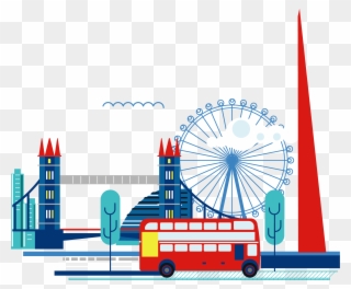London Clipart Ferris Wheel London - Ferris Wheel - Png Download