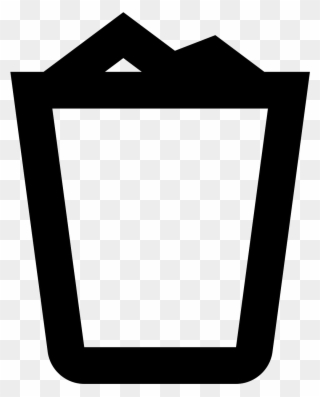 Full Trash Icon - Icon Clipart