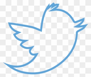 Twitter Bird Logo Png Transparent - Twitter Logo Outline Transparent Background Clipart