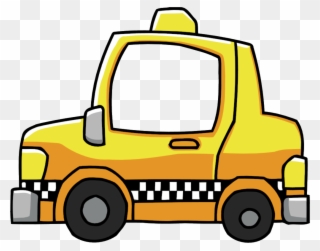 A Cab Is A Form Of Public Transportation - Transparent Background Taxi Clip Art - Png Download