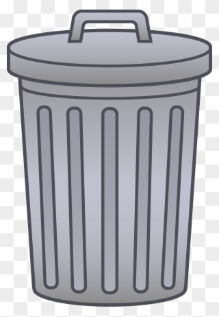 Collection Of Trash Transparent High Quality - Trash Can Clipart Png