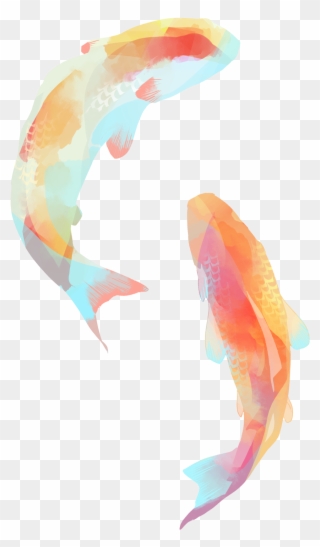 Graphic Free Fish Art Illustration Pinterest - Watercolor Fish Tumblr Png Clipart