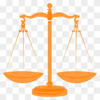 Body Compare-1 - Scales Of Justice Orange Clipart