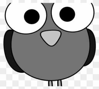 Bird Clipart Face - Funny Big Eye Cartoon - Png Download
