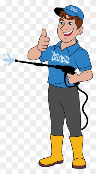 We Offer Full Service Hot Pressure Washing And Sanitizing - Cartoon Clipart