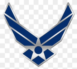 Safety Pin - Us Military Air Force Logos Clipart