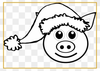 Bread Basket Clipart - Pig Christmas Coloring Pages - Png Download