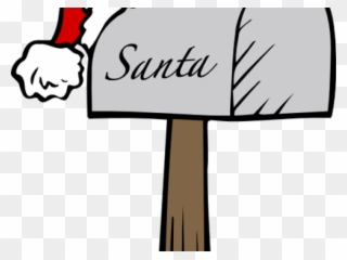 Mailbox Clipart Santas - Letter To Santa Clipart - Png Download