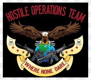 Military Patch For The Hostile Operations Team - Emblem Clipart