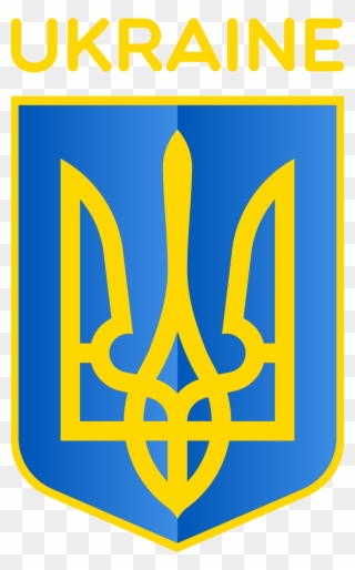 Flag Of Ukraine Coat Of Arms Of Ukraine Cossack Hetmanate - Ukraine Coa Square Car Magnet 3" X 3" Clipart