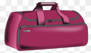 Clipart - Baggage - Duffle Bag Clip Art - Png Download