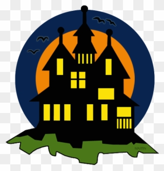 Spooky House Clip Art - Png Download