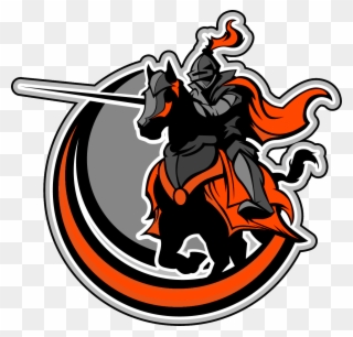 Home Of The Chargers - Knight Mascot Clipart