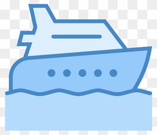 This Icon Is A Part Of A Collection Of Yacht Flat Icons - Motorboat Clipart