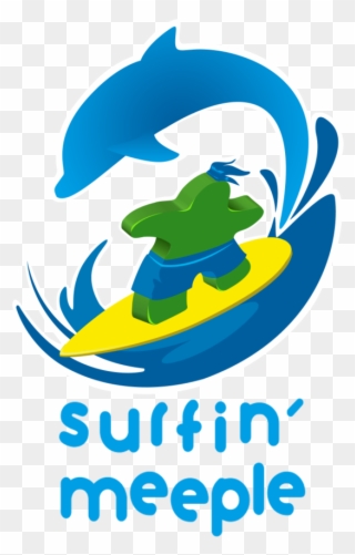 Surfin Meeples Clipart