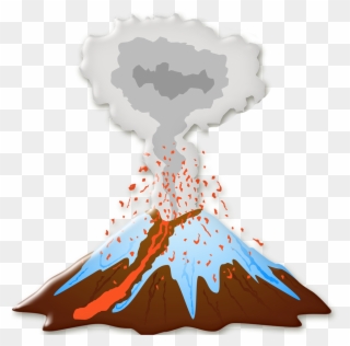 Pré-história E Místicos Etc - Volcano Stages Of Eruption Clipart
