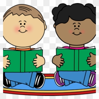 Reading Clipart Free Partner Reading Clipart Free Buddy - Reading Partners Clip Art - Png Download
