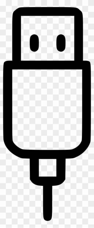 Usb Adapter Cable Charging Plug Svg Png Icon Free Download - Usb Icon Png Clipart