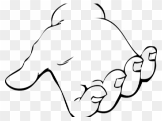 Cartoon Hands Holding Something Clipart