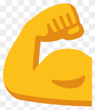 Clip Art Download File Emoji U F - Muscle Arm Emoji - Png Download