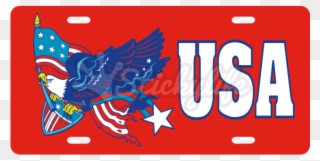 Usa License Plate - United States Of America Clipart