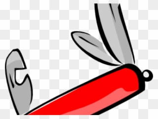 Knife Clipart Pen Knife - Swiss Army Knife Clip Art - Png Download