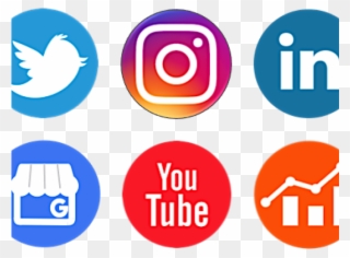 Social Media Icons Clipart Social Platform - Social Platform Logos Transparent - Png Download