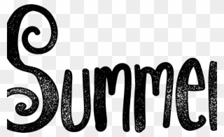 Cool Design Summer Clipart Black And White Carson Dellosa - Black And White Summer Clipart Graphic - Png Download
