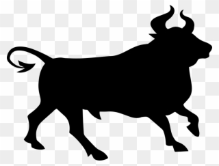 Bull Silhouette Comments - Burger Bull Clipart