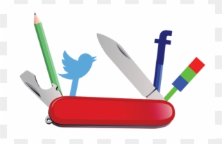 Social Is On The Rise - Tools Recruitment Clipart