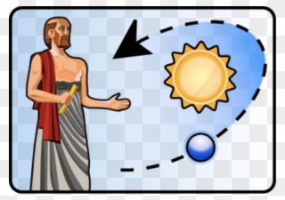 Aristachus Of Samos Was A Greek Astronomer Who Developed - Aportes De Aristarco De Samos Clipart