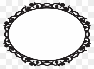 Oval Victorian Frames Clipart Ciij - Princess Background Pink And Gold - Png Download