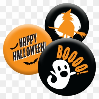 Trick Or Treat Buttons - Halloween Clipart