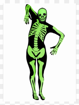 Top 10 Adult Halloween Costumes £25 And Under Including - Halloween Costumes Skeleton Glow In The Dark Clipart