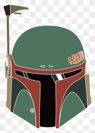 Boba Fett Helmet - Boba Fett Head Clipart - Png Download