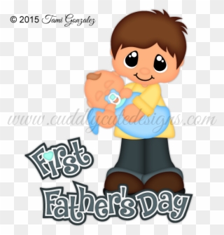 First Father's Day - Drawing Clipart