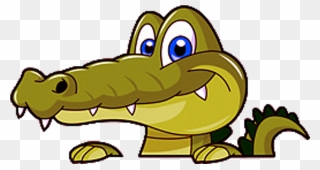Online Room Booking - Cartoon Alligator Clipart