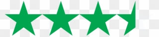 3½ Stars - 4.1 5 Star Rating Clipart