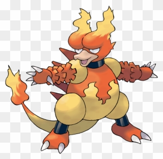 Word "boob" In Them And It Even Explains Their "magma" - Magmar Pokemon Clipart