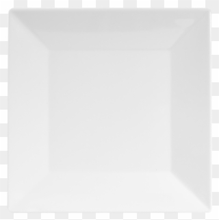 Rectangle Dinner Plate Png - Square Plate Top View Png Clipart
