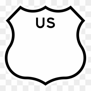 Us Drawing Shield - U.s. Route 101 In California Clipart