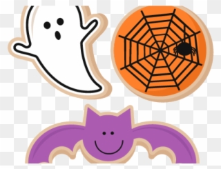 Halloween Clipart Cookie - Halloween Cookie Clipart - Png Download