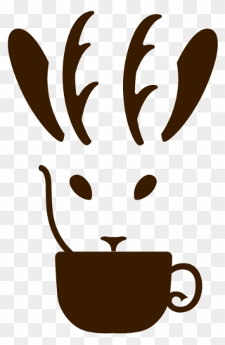 Javalope Logo Corner Cup Brown Opt 1 - Portable Network Graphics Clipart